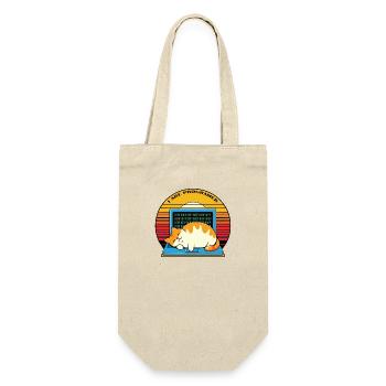 I are programmer, fat sleeping cat - Gift Bag for Bottles - nature - Front