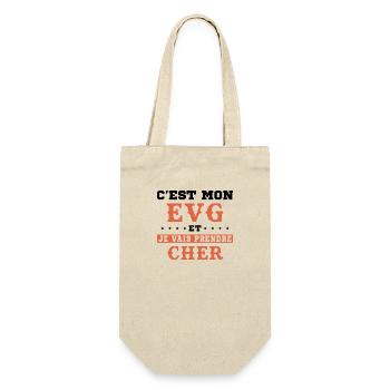 C est mon Evg je Vais Prendre Cher - Sac à bouteille - nature - Devant