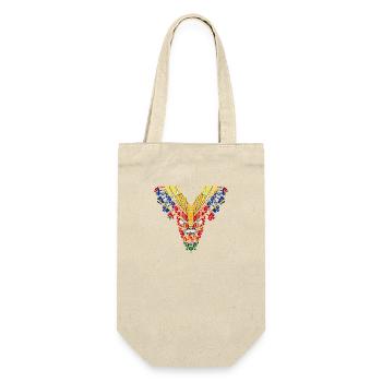 Haïti drapeau haïtien femme princesse je cadeau - Sac à bouteille - nature - Devant