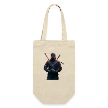 Ninja with swords - Gift Bag for Bottles - nature - Front