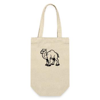 camel - Gift Bag for Bottles - nature - Front
