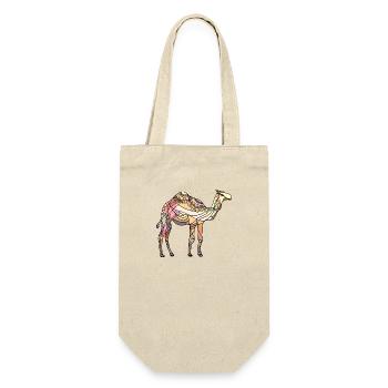Camel - Gift Bag for Bottles - nature - Front