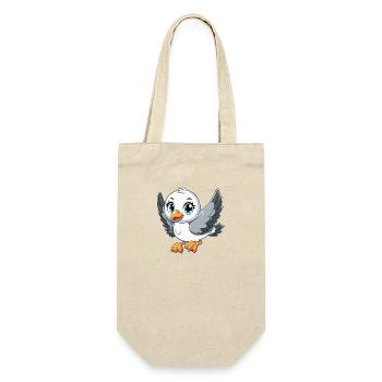 Bébé mouette - Sac à bouteille - nature - Devant