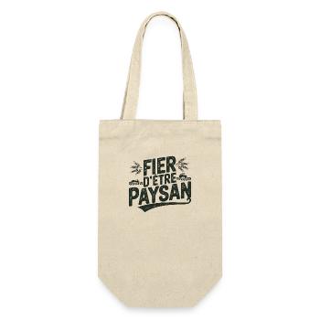 Proud to be a farmer - Gift Bag for Bottles - nature - Front