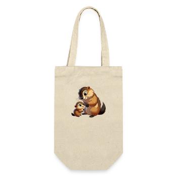 Alpine Marmot Murmeltier - Gift Bag for Bottles - nature - Front