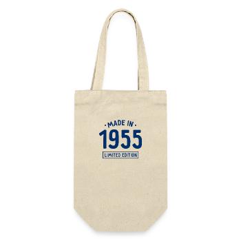 Fabriqué en 1955 - Edition limitée - Année de naissance - Sac à bouteille - nature - Devant