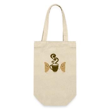 Croissant Coffee - Gift Bag for Bottles - nature - Front