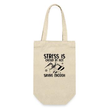 Skiing - Gift Bag for Bottles - nature - Front