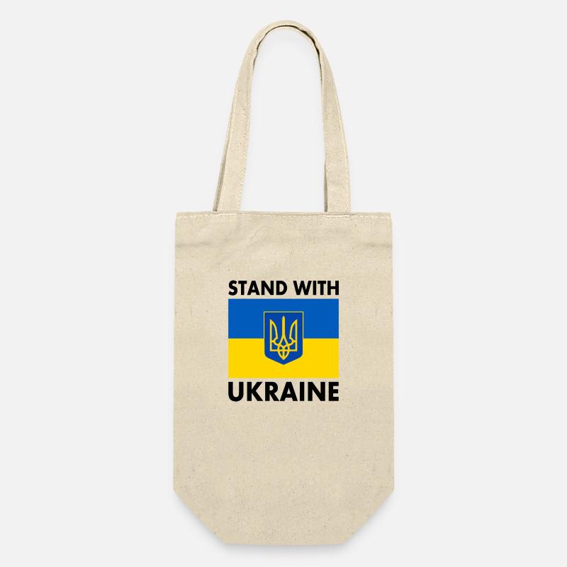 stand with ukraine - Sac à bouteille - nature