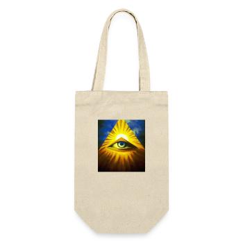 All Seeing Eye - Gift Bag for Bottles - nature - Front