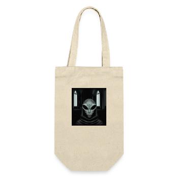 alien monk - Gift Bag for Bottles - nature - Front