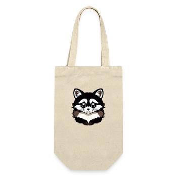 Ratons laveurs Mignon Dessin animé Raton laveur 23 - Sac à bouteille - nature - Devant