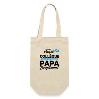 super collègue / papa exceptionnel - Sac à bouteille - nature - Devant