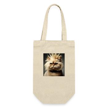 Persian cat Negan as a punk - Gift Bag for Bottles - nature - Front