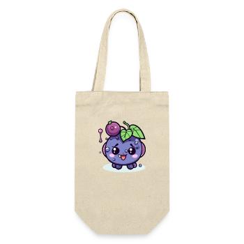 Miké petit raisin kawaii - Sac à bouteille - nature - Devant