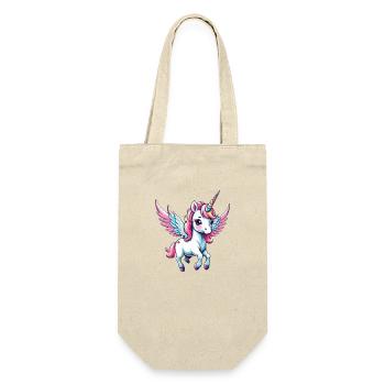 Licorne Unicorn Kawaii - Sac à bouteille - nature - Devant