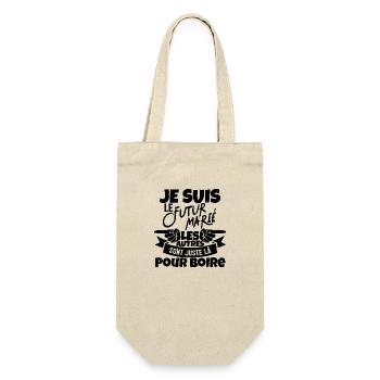 Futur Marié - Sac à bouteille - nature - Devant