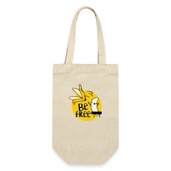 Funny banana be free - Gift Bag for Bottles - nature - Front