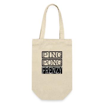 funny quote gift table tennis tournaments - Geschenkbeutel für Flaschen - Natur - Vorne