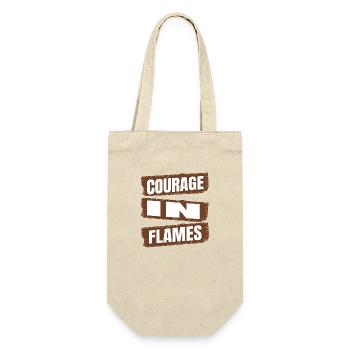 awesome fire station funny quote acts of courage - Gift Bag for Bottles - nature - Front