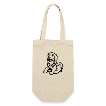 Dog Comic Animal - Gift Bag for Bottles - nature - Front