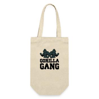 Gorilla Gang - Gift Bag for Bottles - nature - Front
