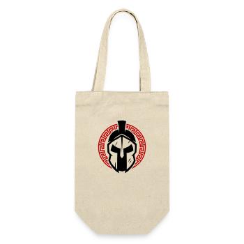 Casque de Sparte Symbole du gladiateur - Sac à bouteille - nature - Devant