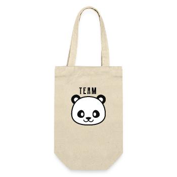 Team Panda - Sac à bouteille - nature - Devant