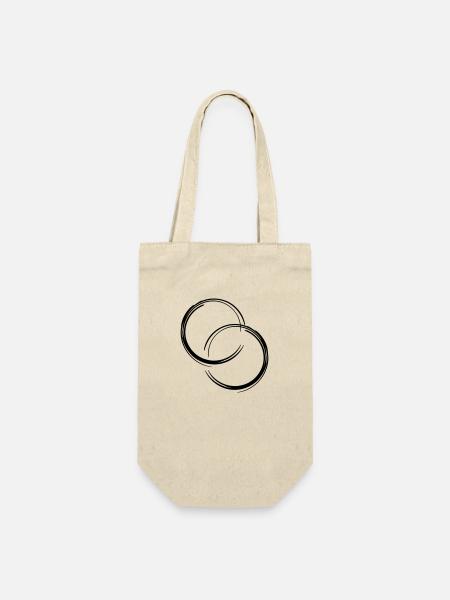 Circles - Geschenkbeutel für Flaschen - Natur