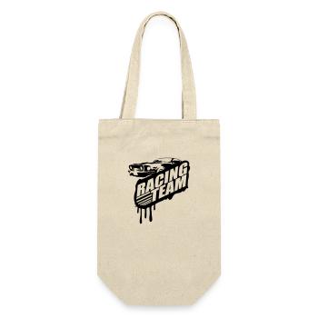 Racing Team Graffiti Stamp Design - Gift Bag for Bottles - nature - Front