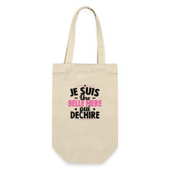 Je Suis Une Belle Mère Qui Déchire - Sac à bouteille - nature - Devant