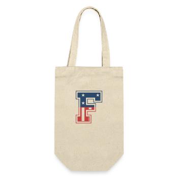 Lettre F États-Unis - Sac à bouteille - nature - Devant