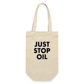 Just stop oil - Sac à bouteille - nature - Devant