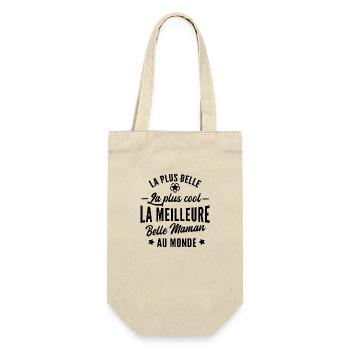 meilleure belle-maman au monde / humour belle-mère - Sac à bouteille - nature - Devant