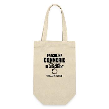 Prochaine Connerie En Cours De Chargement - Sac à bouteille - nature - Devant