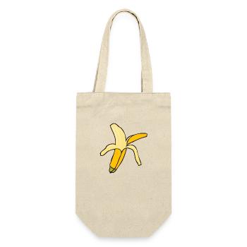 banana - Gift Bag for Bottles - nature - Front