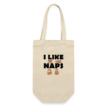I like Naps - Sloths - Late risers - Gift Bag for Bottles - nature - Front