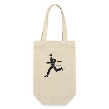 The jogging runner - Gift Bag for Bottles - nature - Front