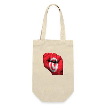 Fist Tunisia - Gift Bag for Bottles - nature - Front