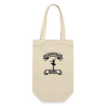 Dancing Dance Music - Gift Bag for Bottles - nature - Front