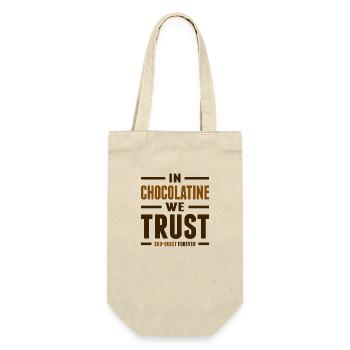 In chocolatine we trust - Sac à bouteille - nature - Devant