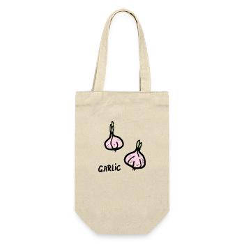 Garlic - Gift Bag for Bottles - nature - Front