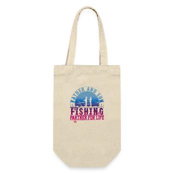 fisch, fisch, angeln, see, meer, angeln, fauna, exotisch - Geschenkbeutel für Flaschen - Natur - Vorne