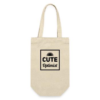 Baby - Cute Optimism - Gift Bag for Bottles - nature - Front