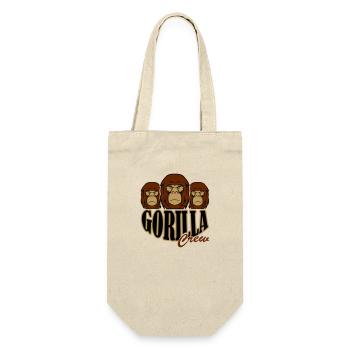Gorilla Crew - Gift Bag for Bottles - nature - Front