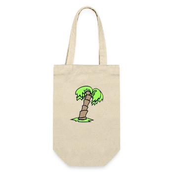 Palm Tree Island Tree Beach Holiday Coconut Sea Cool - Gift Bag for Bottles - nature - Front