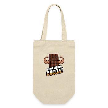 Powered by Cocoa! - Gift Bag for Bottles - nature - Front