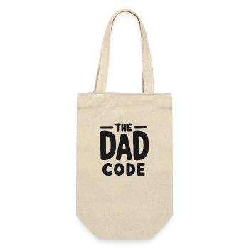 The Dad Code - Gift Bag for Bottles - nature - Front