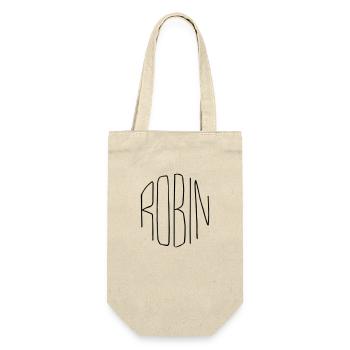 Robin - Gift Bag for Bottles - nature - Front