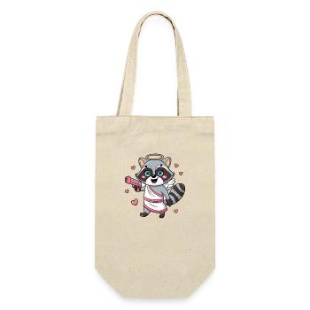 Striped Cupid: Wild Love Guaranteed! - Gift Bag for Bottles - nature - Front